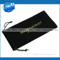 Hot Stamp Golden Logo Sunglass Velvet Drawstring Bag (E-006)